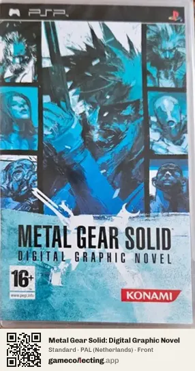 Metal Gear Solid: Digital Graphic Novel PlayStation Portable, Netherlands box front