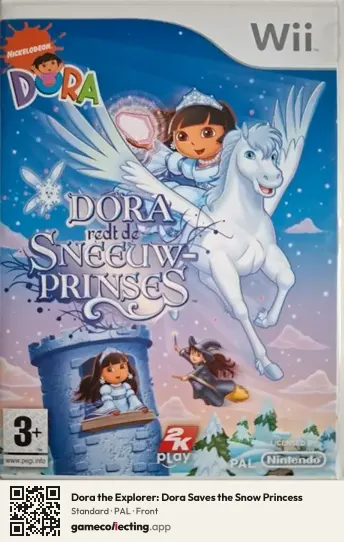 Dora the Explorer: Dora Saves the Snow Princess Nintendo Wii, PAL box front