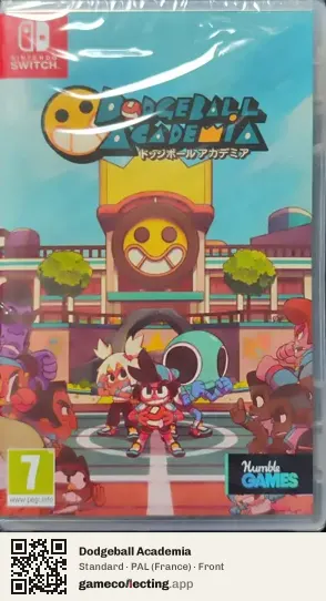 Dodgeball Academia Nintendo Switch, France box front