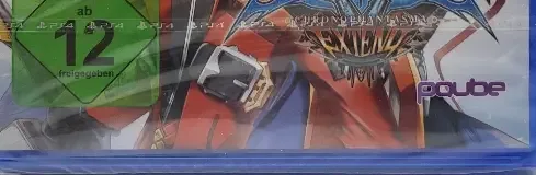 BlazBlue: Chrono Phantasma Extend, the USK square on its front