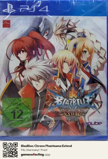 BlazBlue: Chrono Phantasma Extend PlayStation 4, Germany box front
