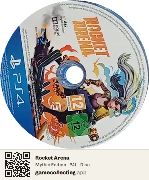 Rocket Arena PlayStation 4, PAL disc