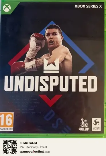 Undisputed Xbox Series X, Germany box front