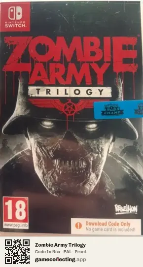 Zombie Army Trilogy Nintendo Switch, PAL box front