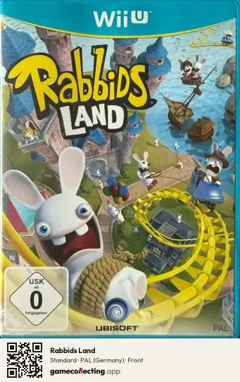 Rabbids Land Nintendo Wii U, Germany box front
