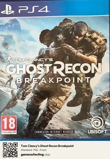 Tom Clancy's Ghost Recon Breakpoint PlayStation 4, PAL box front