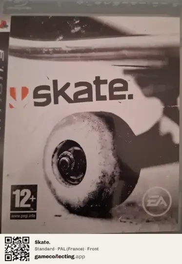 Skate. PlayStation 3, France box front