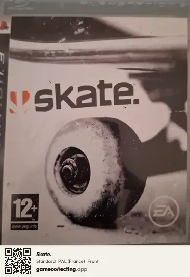Skate. PlayStation 3, France box front
