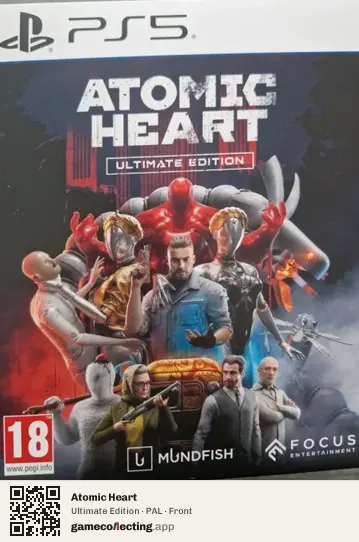 Atomic Heart PlayStation 5, PAL box front