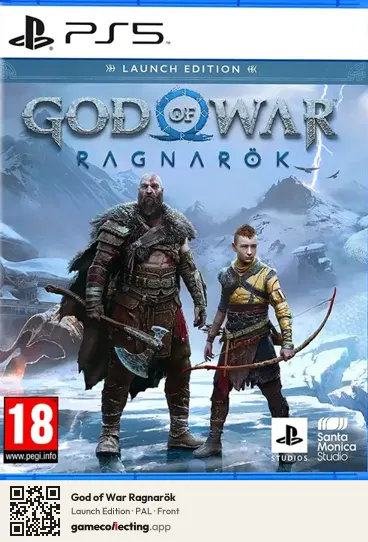 God of War Ragnarök PlayStation 5, PAL box front