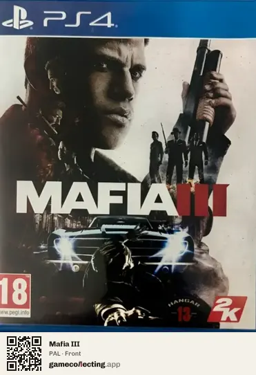 Mafia III PlayStation 4, PAL box front