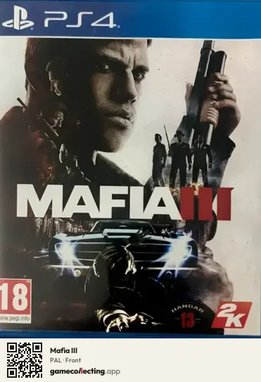 Mafia III PlayStation 4, PAL box front
