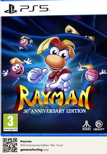 Rayman PlayStation 5, PAL box front