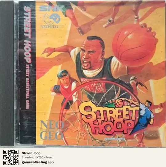 Street Hoop Neo Geo CD, NTSC box front