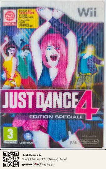 Just Dance 4 Nintendo Wii, France box front