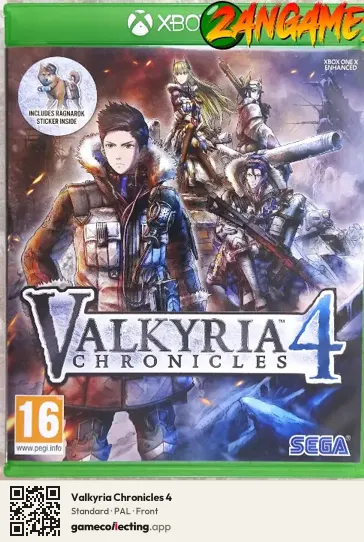 Valkyria Chronicles 4 Xbox One, PAL box front