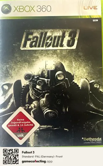 Fallout 3 Xbox 360, Germany box front