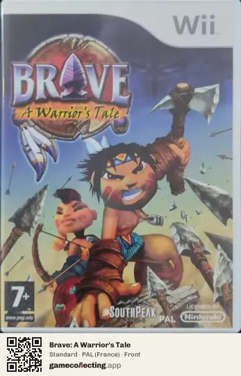 Brave: A Warrior's Tale Nintendo Wii, France box front