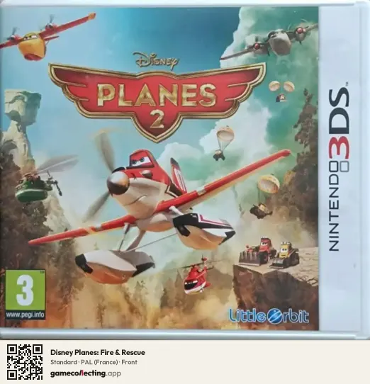 Disney Planes: Fire & Rescue Nintendo 3DS, France box front