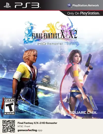 Final Fantasy X/X-2 HD Remaster PlayStation 3, NTSC box front