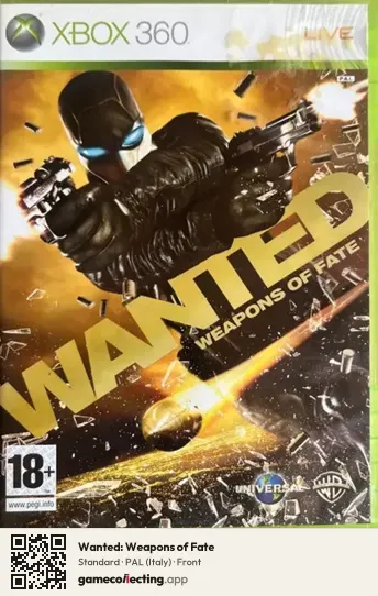 Wanted: Weapons of Fate Xbox 360, Italy box front