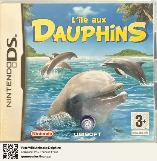 Petz Wild Animals: Dolphinz Nintendo DS, France box front