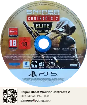 Sniper Ghost Warrior Contracts 2 PlayStation 5, PAL disc