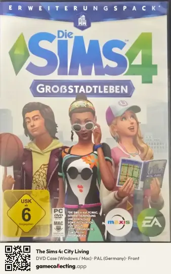 The Sims 4: City Living Computer, Germany box front