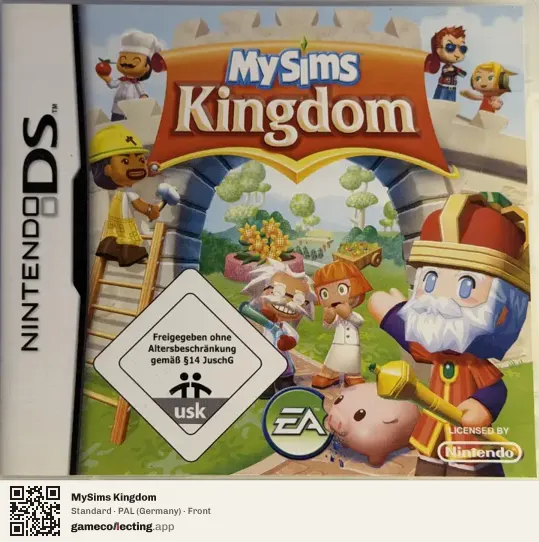 MySims Kingdom Nintendo DS, Germany box front