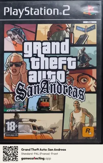 Grand Theft Auto: San Andreas PlayStation 2, France box front