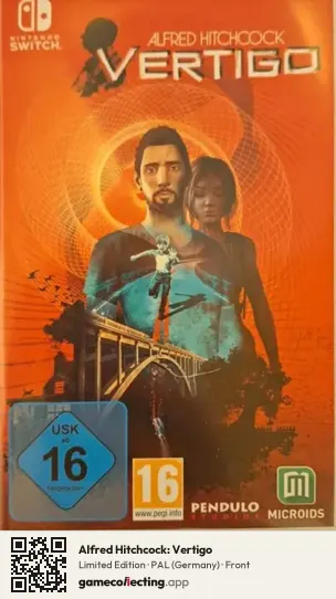 Alfred Hitchcock: Vertigo Nintendo Switch, Germany box front