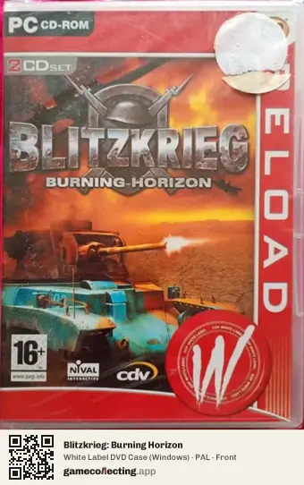 Blitzkrieg: Burning Horizon Computer, PAL box front