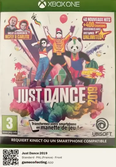 Just Dance 2019 Xbox One, France box front