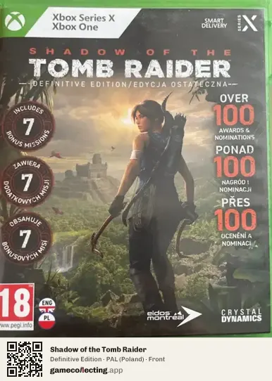 Shadow of the Tomb Raider Xbox Series X, Poland box front