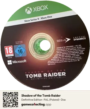 Shadow of the Tomb Raider Xbox Series X, PAL disc