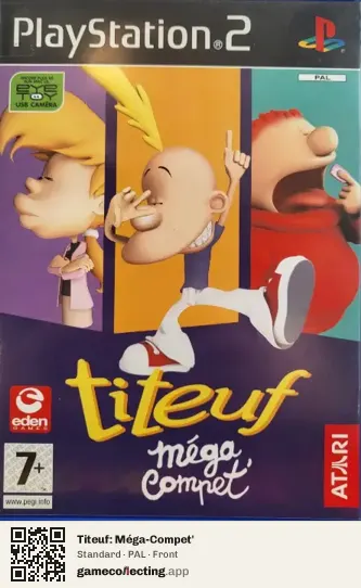 Titeuf: Méga-Compet' PlayStation 2, PAL box front