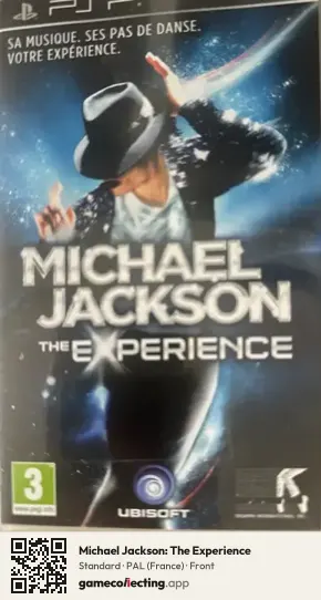 Michael Jackson: The Experience PlayStation Portable, France box front