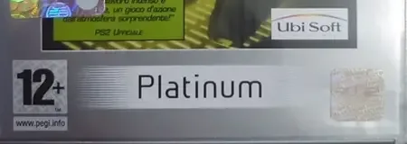 Tom Clancy's Splinter Cell, the PEGI square on its front