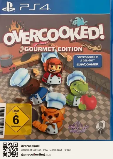 Overcooked! PlayStation 4, Germany box front