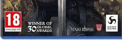 Kingdom Come: Deliverance, the PEGI square on its front