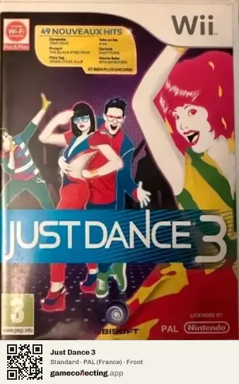 Just Dance 3 Nintendo Wii, France box front
