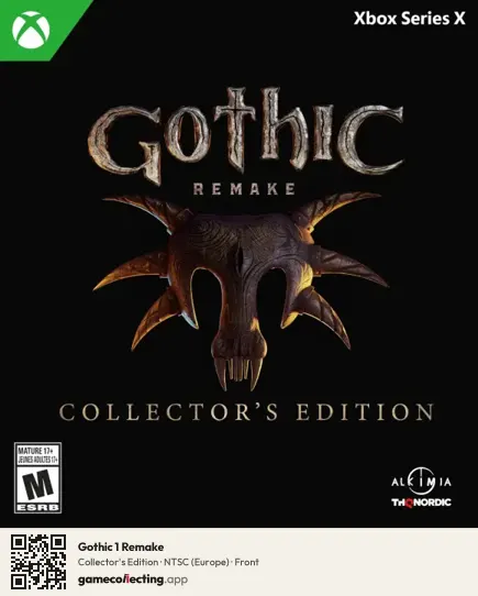 Gothic 1 Remake Xbox Series X, Europe box front