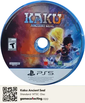 Kaku: Ancient Seal PlayStation 5, NTSC disc