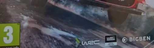 WRC 8, the USK square on its front