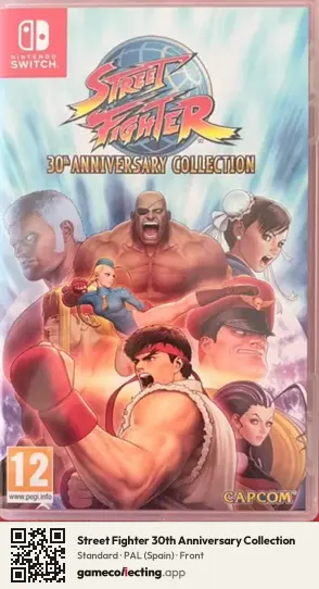 Street Fighter 30th Anniversary Collection Nintendo Switch, Spain box front