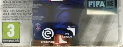 FIFA 23, the PEGI square on its front
