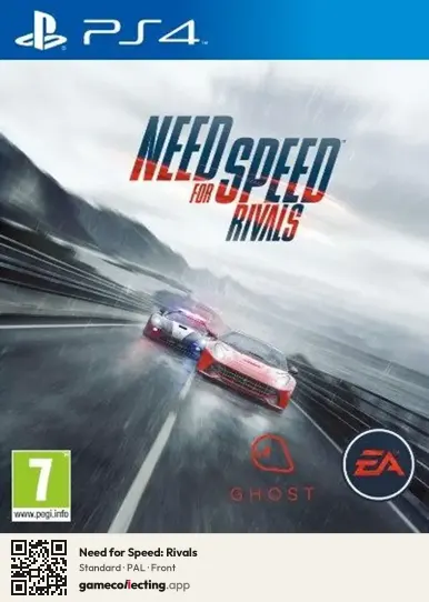 Need for Speed: Rivals PlayStation 4, PAL box front