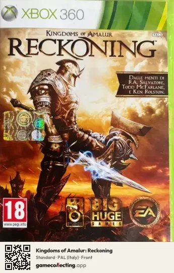 Kingdoms of Amalur: Reckoning Xbox 360, Italy box front
