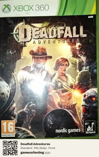 Deadfall Adventures Xbox 360, Italy box front
