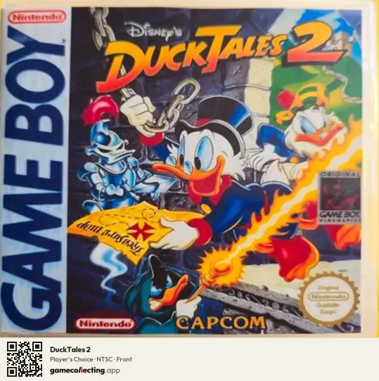 DuckTales 2 Game Boy, NTSC box front